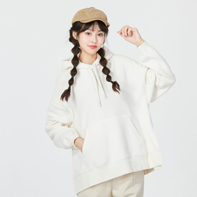 (WMNS) Kışlık Kapüşonlu “Beyaz”