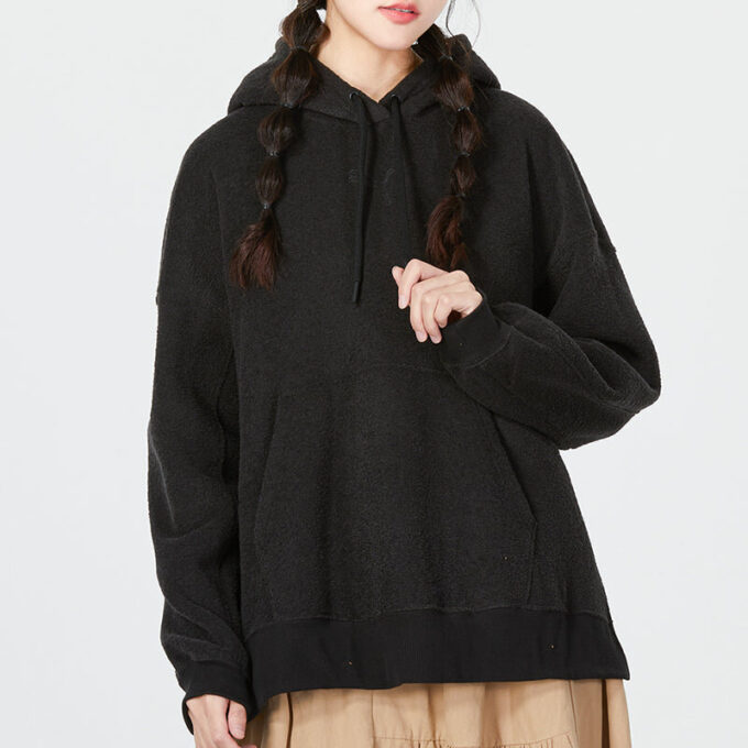 (WMNS) Kışlık Kapüşonlu “Siyah”