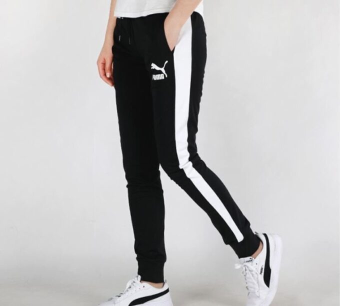 (WMNS) İkonik T7 Eşofman Altı “Siyah”