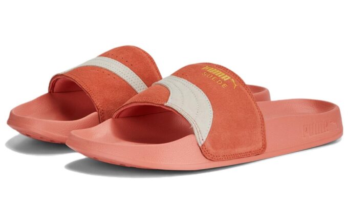 (WMNS) Leadcat 2.0 Süet OG Slaytlar “Pembe Turuncu”
