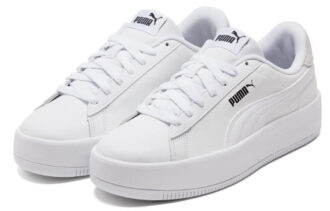 (WMNS) Lily Platform Deri “Beyaz”