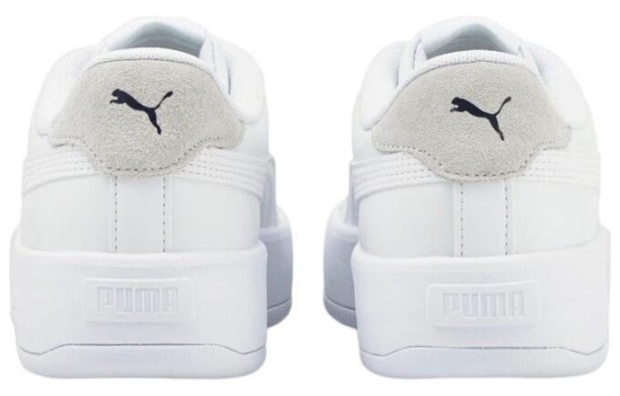 (WMNS) Lily Platform Deri “Beyaz”