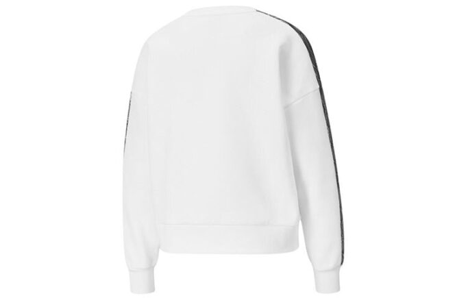 (WMNS) Lüks Yuvarlak Yaka Kazak Beyaz