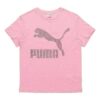 (WMNS) Logo Baskılı Yuvarlak Yakalı Tişört Pembe