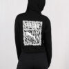 (WMNS) Logo Kısa Kapüşonlu “Siyah”
