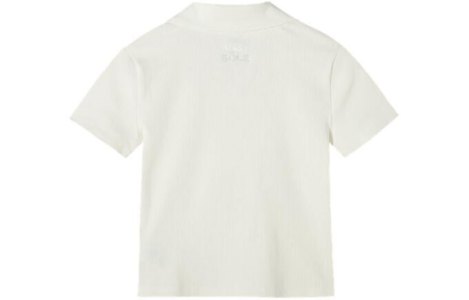 (WMNS) Logo Polo Tişört “Bej Kırmızı”
