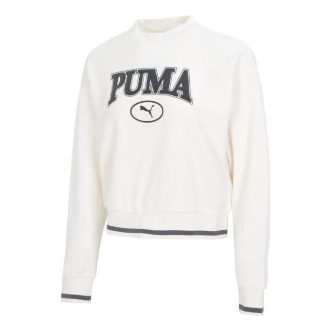 (WMNS) Logo Sweatshirt “Beyaz Siyah”
