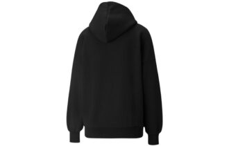 (WMNS) Logo Wellness Club Crew Kapüşonlu Sweatshirt “Siyah”