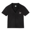 (WMNS) Logolu Polo Tişört “Siyah”