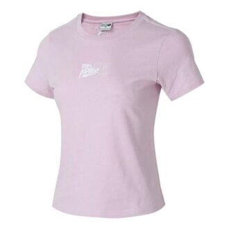 (WMNS) Logolu Tişört “Pembe”
