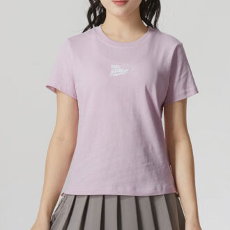 (WMNS) Logolu Tişört “Pembe”