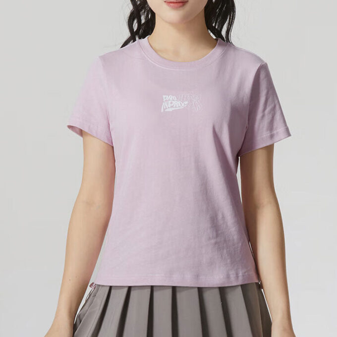 (WMNS) Logolu Tişört “Pembe”