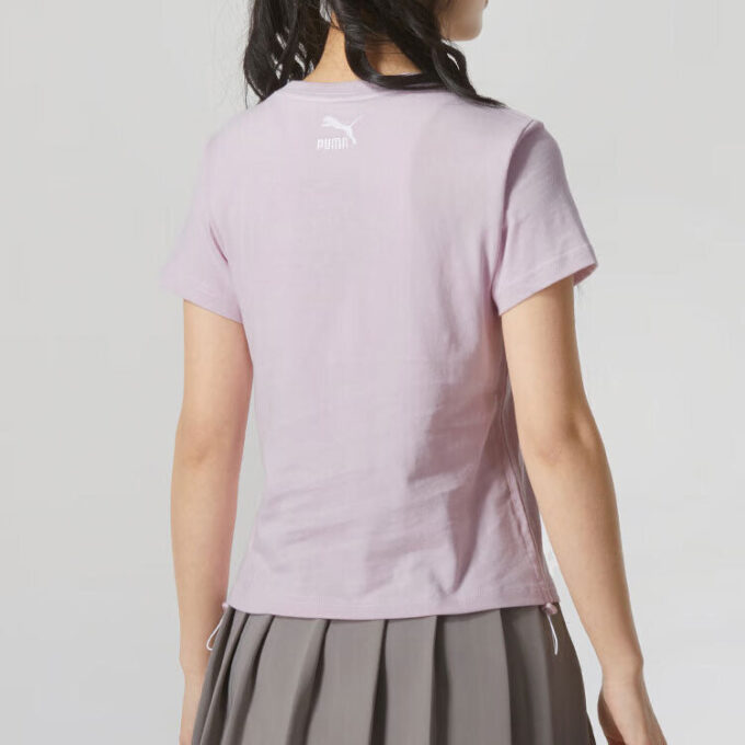 (WMNS) Logolu Tişört “Pembe”