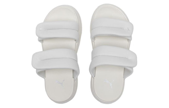 (WMNS) Mayu Puffy Slides “Sıcak Beyaz”