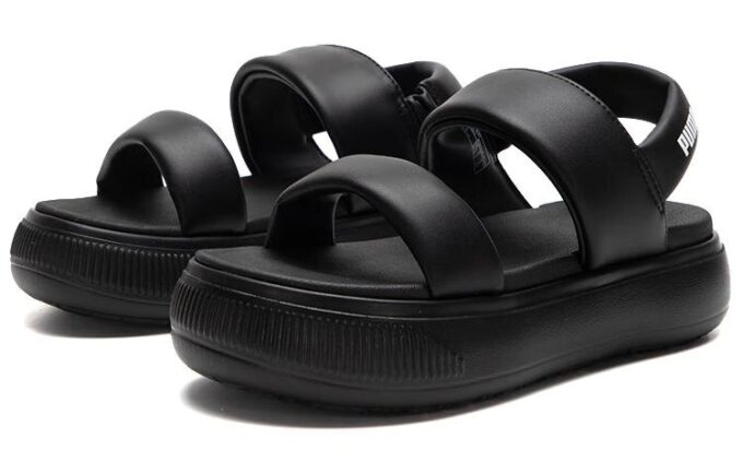 (WMNS) Mayu Puffy Slides “Siyah”