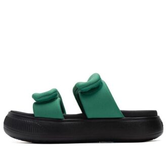 (WMNS) Mayu Puffy Slides “Yeşil Siyah”
