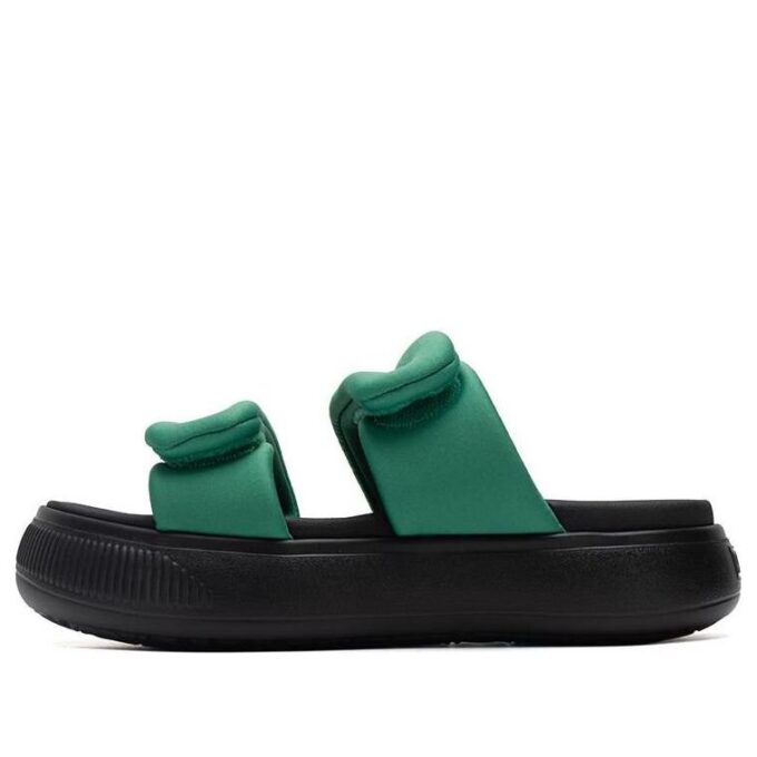 (WMNS) Mayu Puffy Slides “Yeşil Siyah”