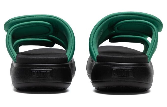 (WMNS) Mayu Puffy Slides “Yeşil Siyah”
