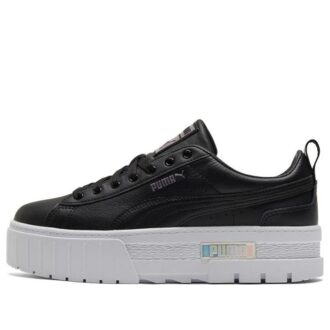 (WMNS) Mayze Lth Iridescent Spor Ayakkabı Siyah/Beyaz