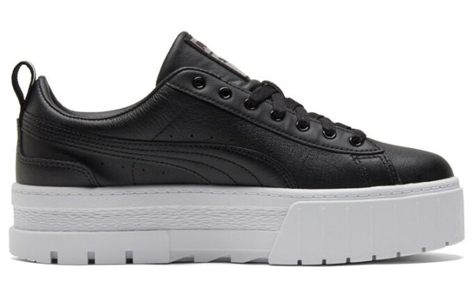 (WMNS) Mayze Lth Iridescent Spor Ayakkabı Siyah/Beyaz