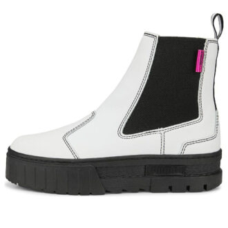 (WMNS) Mayze Pop Chelsea Botları “Beyaz Siyah”