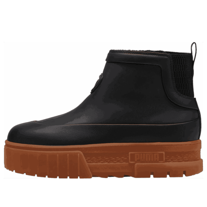 (WMNS) Mayze Wellis Deri Orta “Siyah”