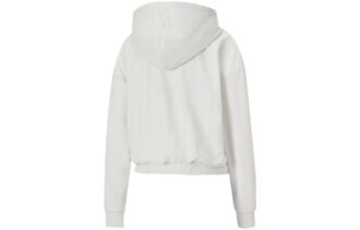 (WMNS) Modern Spor Kapüşonlu Sweatshirt “Beyaz Bordo”