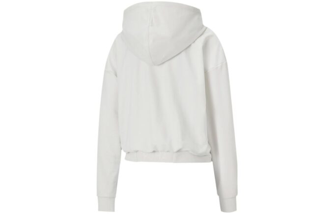(WMNS) Modern Spor Kapüşonlu Sweatshirt “Beyaz Bordo”