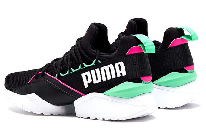 (WMNS) Muse Maia Street 1 Alçak Topuklu Koşu Ayakkabıları Siyah/Yeşil