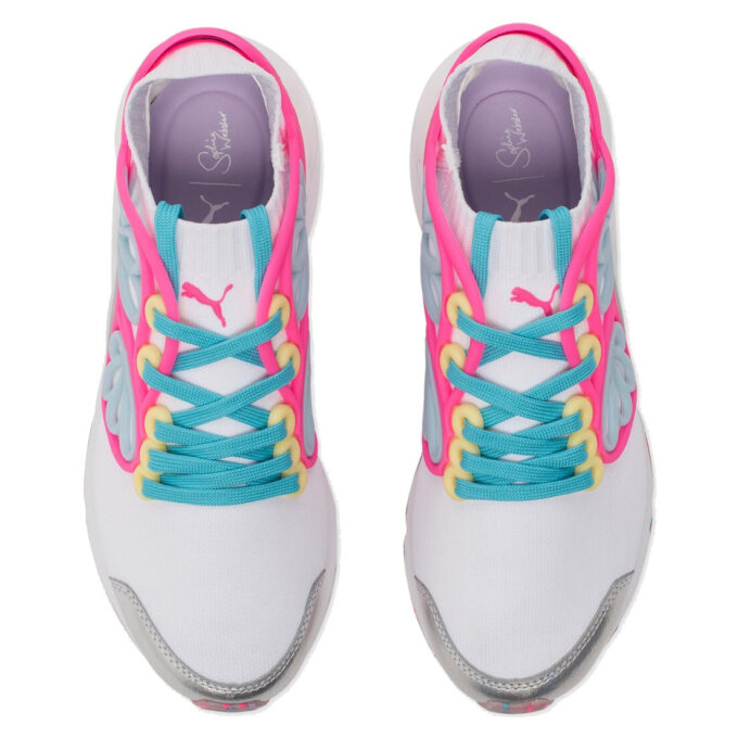 (WMNS) İnci Kafes Sophia Webster “Beyaz Pembe”