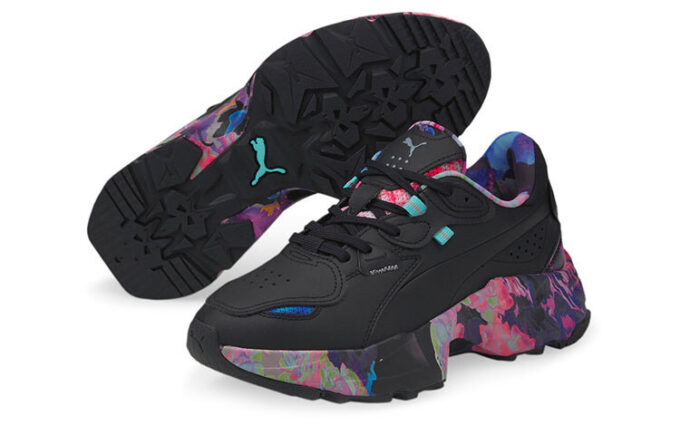 (WMNS) Orkid “Floral – Siyah Elektro Aqua”