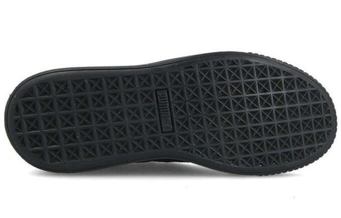 (WMNS) Platform Askılı Saten Ayakkabı Siyah