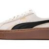 (WMNS) Platform Kaykay Ayakkabıları “Krem Siyah Kahverengi”