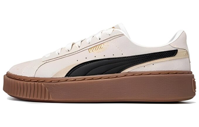 (WMNS) Platform Kaykay Ayakkabıları “Krem Siyah Kahverengi”