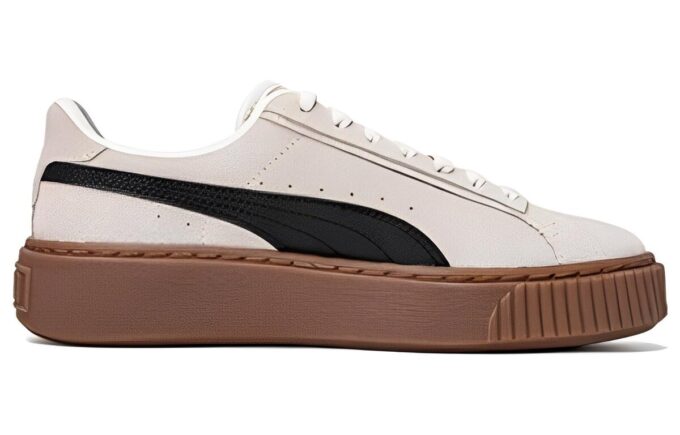 (WMNS) Platform Kaykay Ayakkabıları “Krem Siyah Kahverengi”