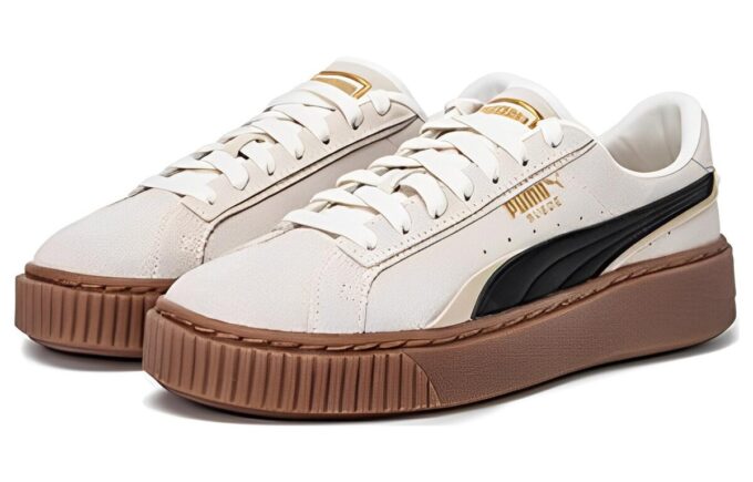 (WMNS) Platform Kaykay Ayakkabıları “Krem Siyah Kahverengi”