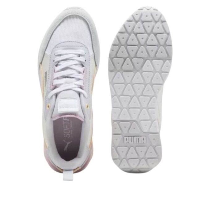 (WMNS) R22 “Buhar Grisi Gül Kuvars PUMA Beyaz”