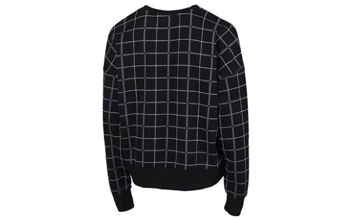 (WMNS) Rechack Pack Crew Sweatshirt “Siyah Beyaz”
