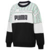 (WMNS) Renk Bloklu Aop Sweatshirt “Siyah Yeşil Beyaz”