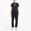 (WMNS) Örgü Spor Pantolonu Siyah/Kırmızı