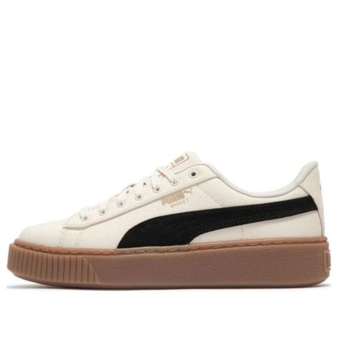 (WMNS) Sepet Platform Tuval “Bej Siyah”