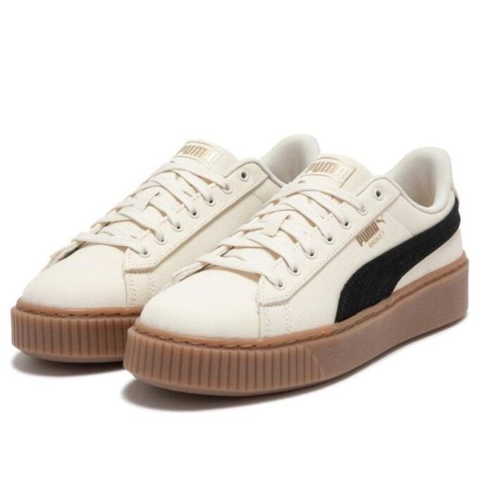 (WMNS) Sepet Platform Tuval “Bej Siyah”