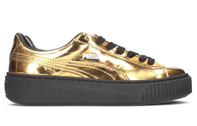 (WMNS) Sepet Platformu “Metalik Altın”