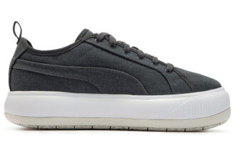 (WMNS) Süet Mayu Kanvas “Abanoz”