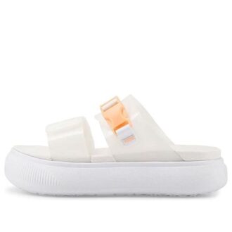 (WMNS) Süet Mayu Pop Sandal “Beyaz Fizzy Melon”
