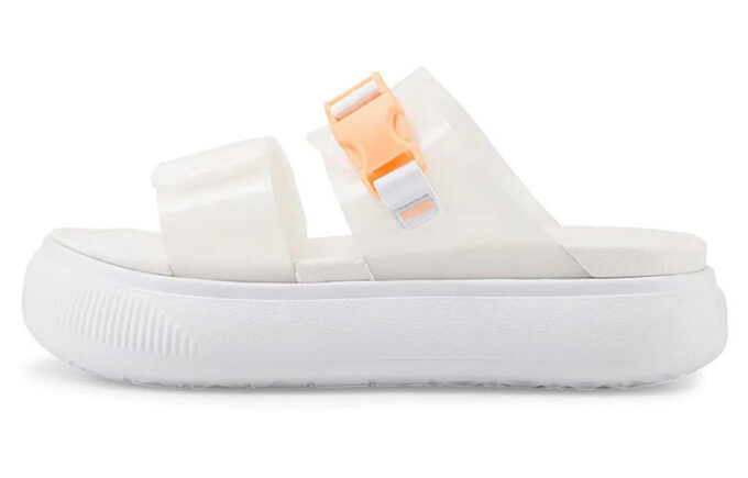 (WMNS) Süet Mayu Pop Sandal “Beyaz Fizzy Melon”