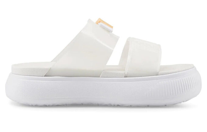 (WMNS) Süet Mayu Pop Sandal “Beyaz Fizzy Melon”