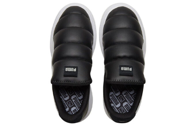 (WMNS) Süet Mayu Slip-on Ayakkabılar Siyah/Beyaz