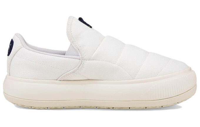 (WMNS) Süet Mayu Slip-On Kanvas “Beyaz Hatmi”