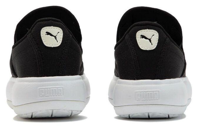 (WMNS) Süet Mayu Slip-On Kanvas “Siyah Beyaz”